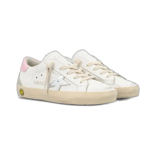 Golden Goose Kids Star Patch Lace-Up Sneakers