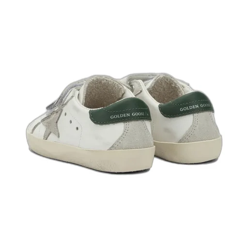 Golden Goose Kids Round-Toe Distressed Sneakers