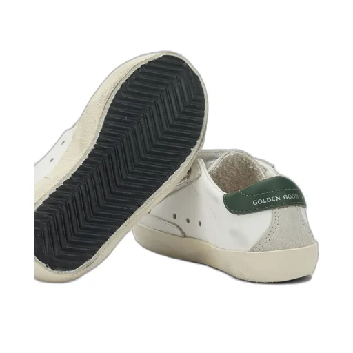 Golden Goose Kids Round-Toe Distressed Sneakers