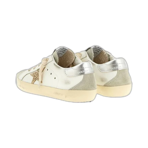 Golden Goose Kids Superstar Glittered Low-Top Sneakers