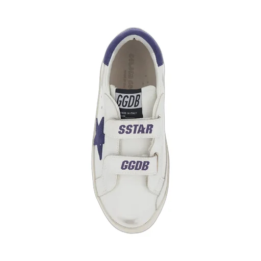 Golden Goose Kids Old School Touch-Strapped Sneakers
