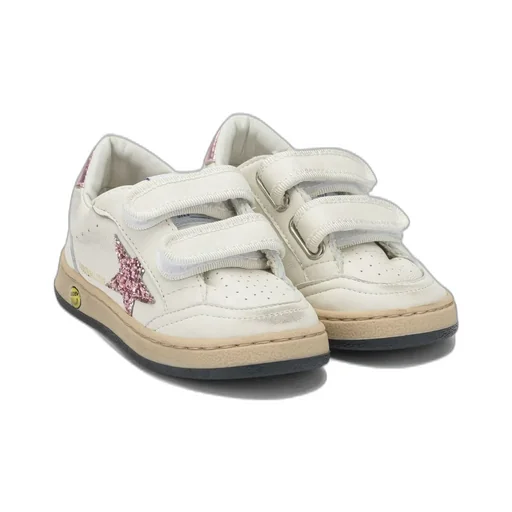 Golden Goose Kids Round Toe Trainers