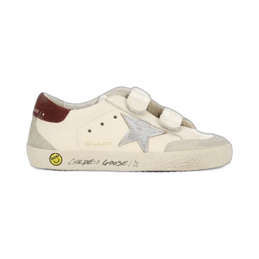 Golden Goose Kids Old School Touch-Strapped Sneakers