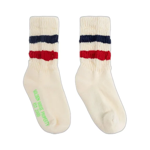 Golden Goose Kids Stripe-Detailed Ankle-Length Socks