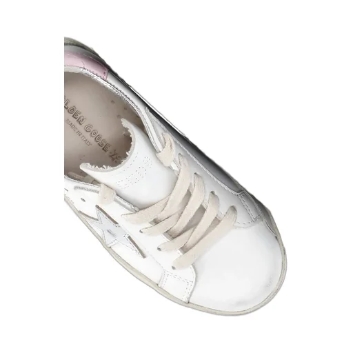 Golden Goose Kids Patch Embellished Lace-Up Sneakers