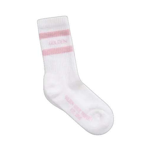 Golden Goose Kids Logo Stripe Intarsia Socks