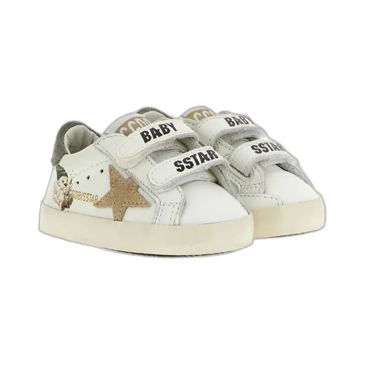 Golden Goose Kids Baby School Low-Top Sneakers
