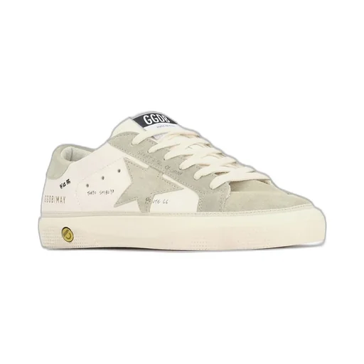 Golden Goose Kids May Star Patch Sneakers