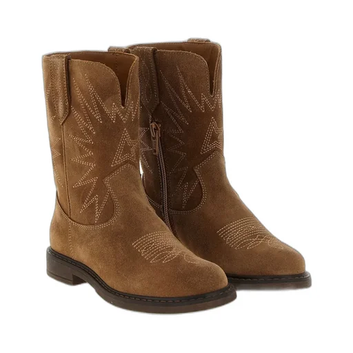Golden Goose Kids Star Embroidery Wish Young Boots