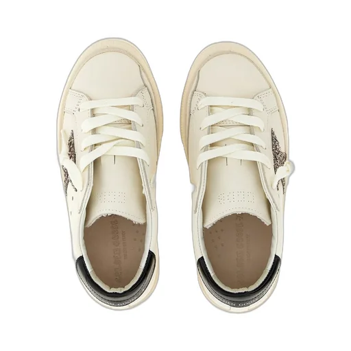 Golden Goose Kids Glitter Star Patch May Sneakers