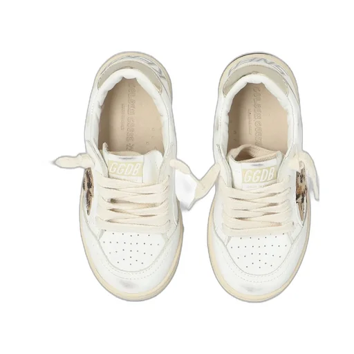 Golden Goose Kids Ball Star New Lace-Up Sneakers