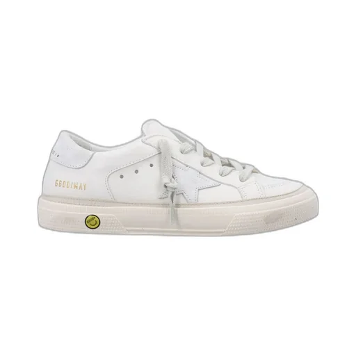 Golden Goose Kids May Star Patch Sneakers