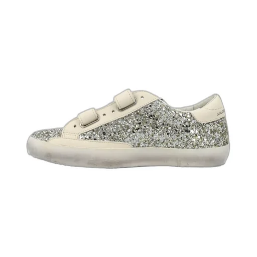 Golden Goose Kids Old School Glitter Lace-Up Sneakers