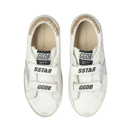 Golden Goose Kids Old School Touch-Strap Sneakers