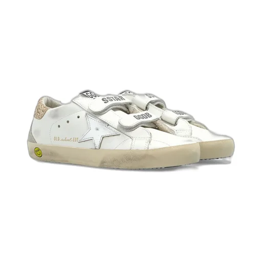 Golden Goose Kids Old School Touch-Strap Sneakers