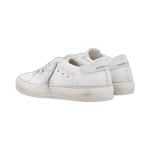 Golden Goose Kids May Star Patch Sneakers