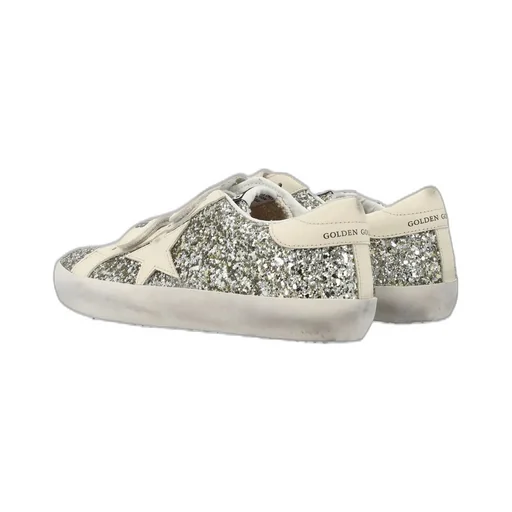 Golden Goose Kids Old School Glitter Lace-Up Sneakers
