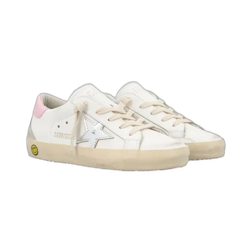 Golden Goose Kids Star Patch Lace-Up Sneakers