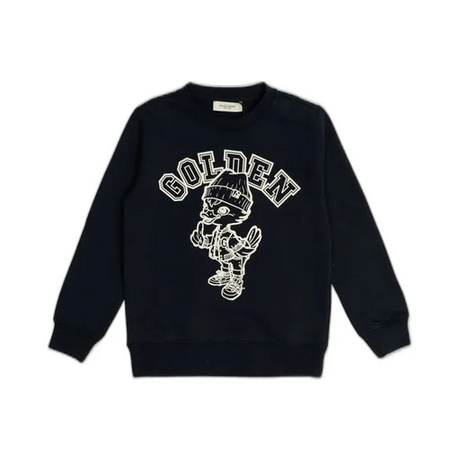 Golden Goose Kids Long Sleeve Crewneck Sweatshirt