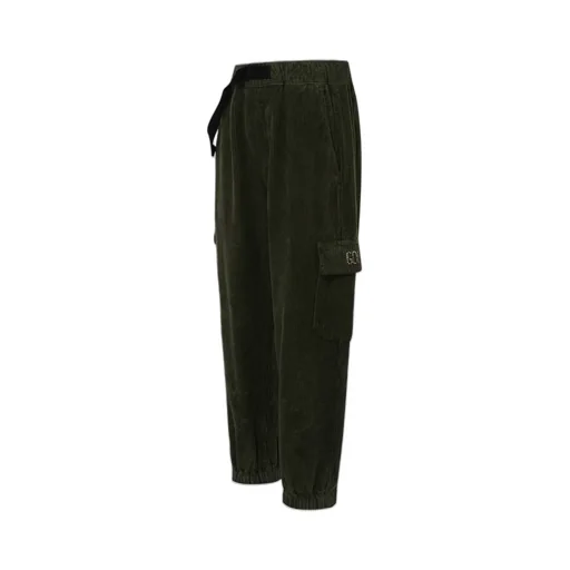 Golden Goose Kids Belted-Waist Corduroy Trousers