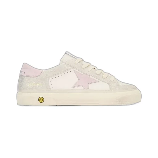 Golden Goose Kids	Star Patch Lace-Up Sneakers