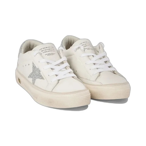 Golden Goose Kids Star-Patch Low-Top Sneakers
