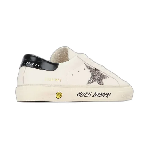Golden Goose Kids Round Toe Lace-Up Sneakers