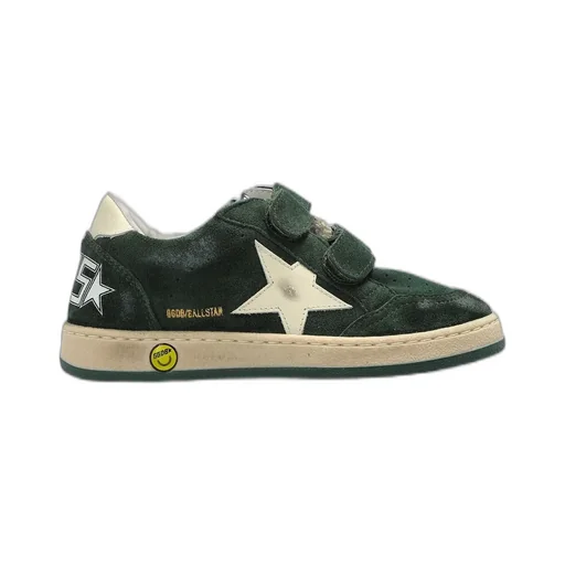 Golden Goose Kids Ball Star Strapped Sneakers