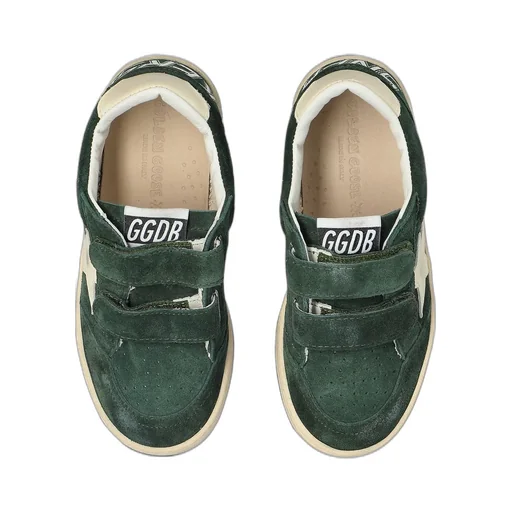 Golden Goose Kids Ball Star Strapped Sneakers