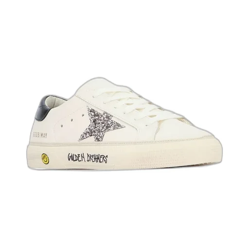 Golden Goose Kids Round Toe Lace-Up Sneakers