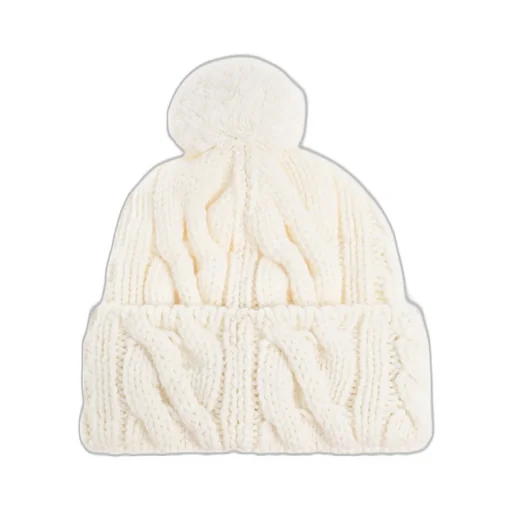 Golden Goose Kids Journey Logo Embroidered Pompom Beanie