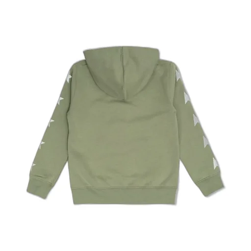 Golden Goose Kids Star Printed Zipped Hoodie