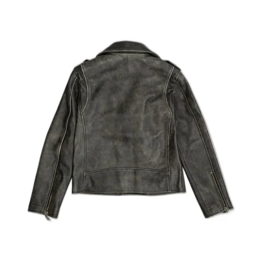 Golden Goose Kids Zipped Leather Jacket