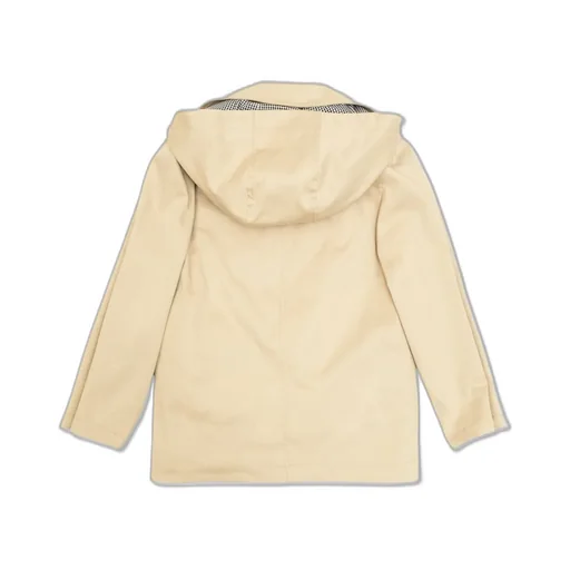 Golden Goose Kids Logo Embroidered Trench Coat