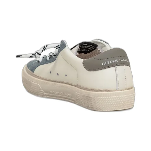 Golden Goose Kids May Star Patch Sneakers