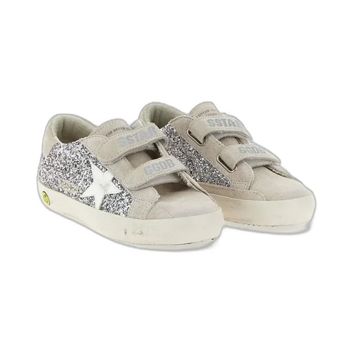 Golden Goose Kids Glitter Star Young Old School Sneakers