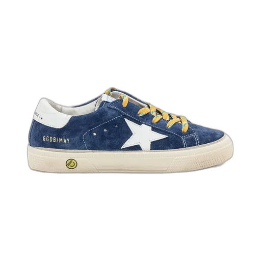 Golden Goose Kids May Star Patch Sneakers