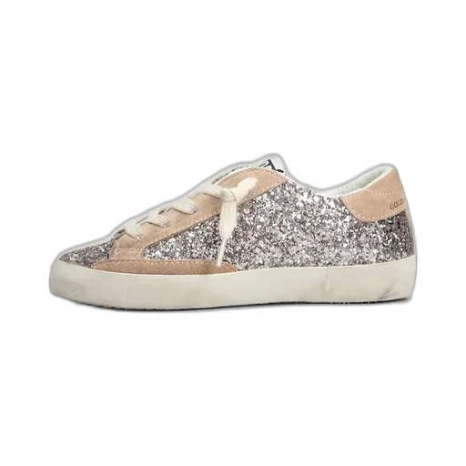 Golden Goose Kids Super Star Glitter Embellished Sneakers