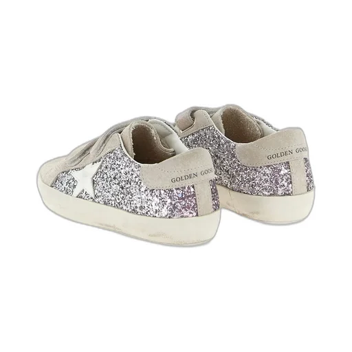 Golden Goose Kids Glitter Star Young Old School Sneakers