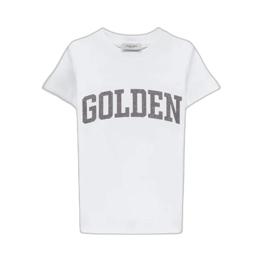 Golden Goose Kids Logo Printed Crewneck T-Shirt