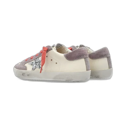 Golden Goose Kids Super-Star Glitter Star Sneakers