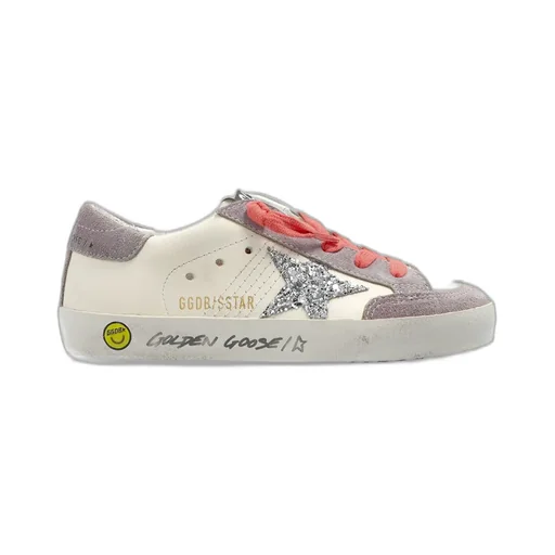 Golden Goose Kids Super-Star Glitter Star Sneakers