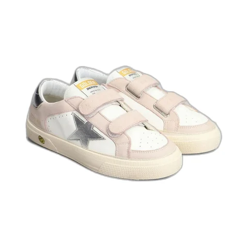 Golden Goose Kids May School Low-Top Sneakers