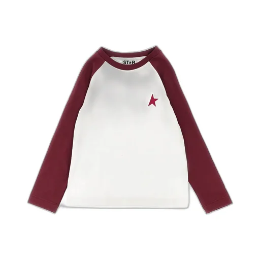 Golden Goose Kids Star-Printed Raglan Crewneck T-Shirt