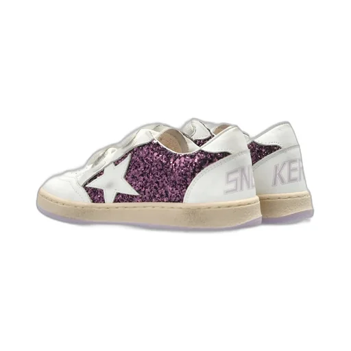 Golden Goose Kids Ball Star Glitter Sneakers