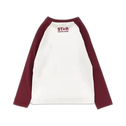 Golden Goose Kids Star-Printed Raglan Crewneck T-Shirt