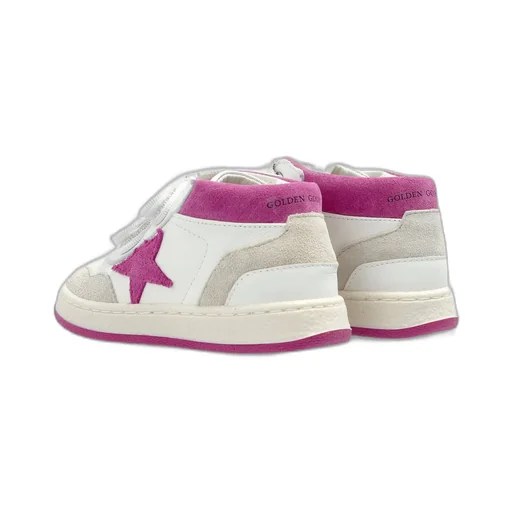 Golden Goose Kids June Basket Star Patch Sneakers