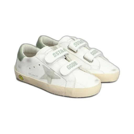 Golden Goose Kids Old School Touch Strap Sneakers