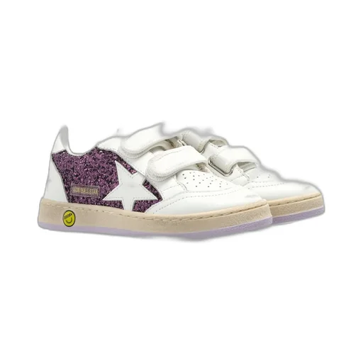 Golden Goose Kids Ball Star Glitter Sneakers