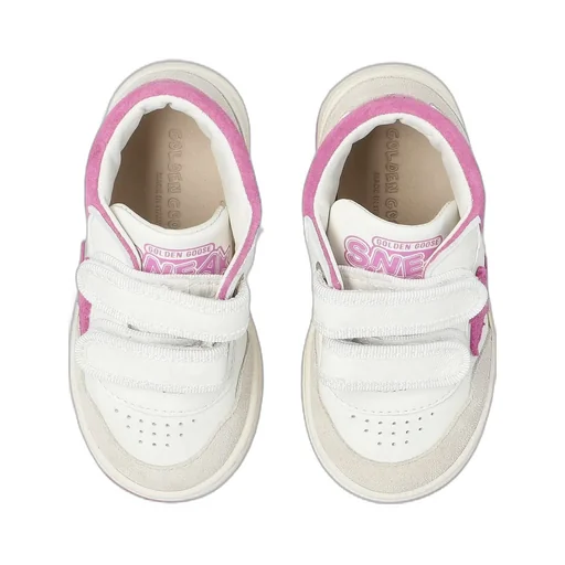 Golden Goose Kids June Basket Star Patch Sneakers